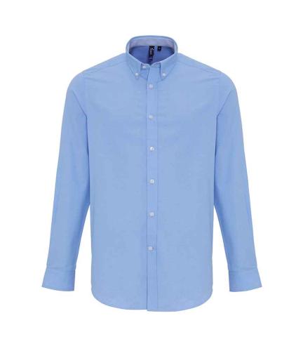 Premier Long Sleeve Striped Oxford Shirt - OXB - M